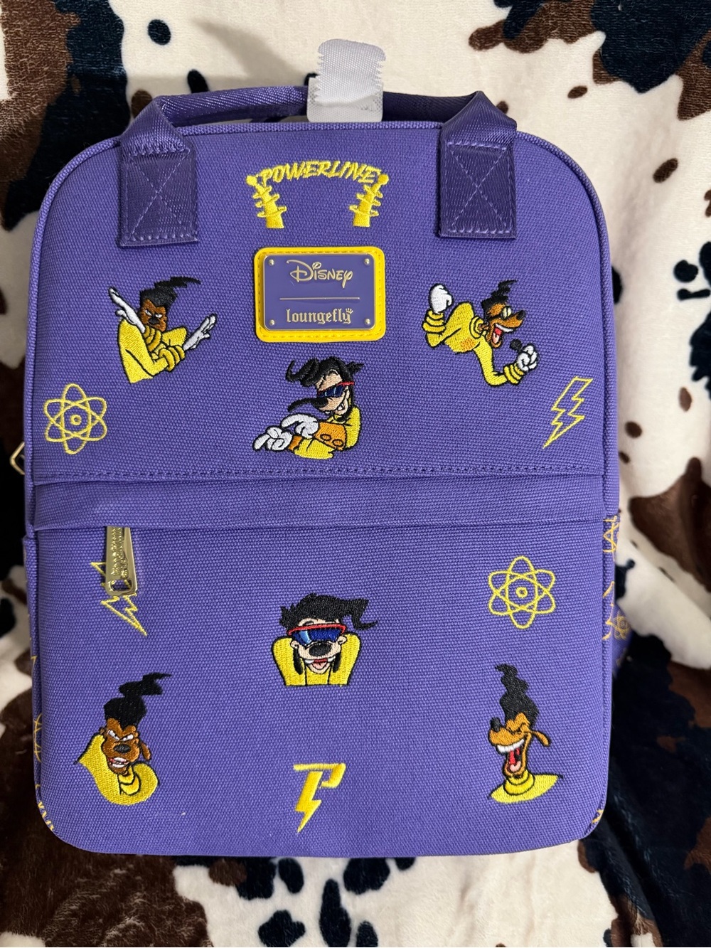Loungefly Purple & Yellow Powerlinz Mini Backpack